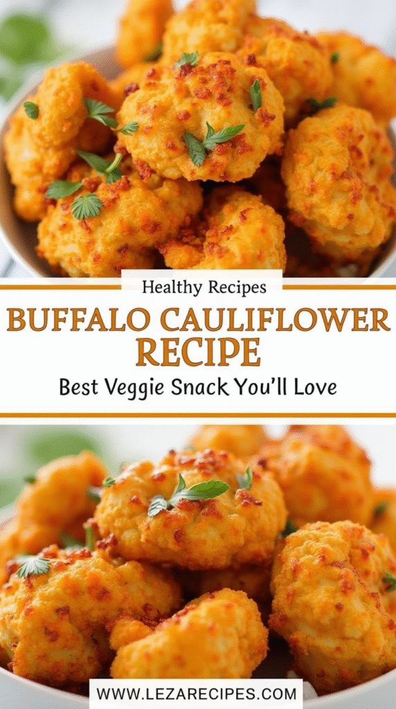 Buffalo Cauliflower Recipe – Best Veggie Snack You’ll Love!