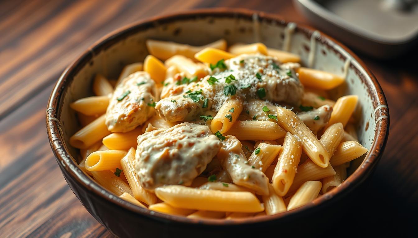 Cheddar Chicken Pasta