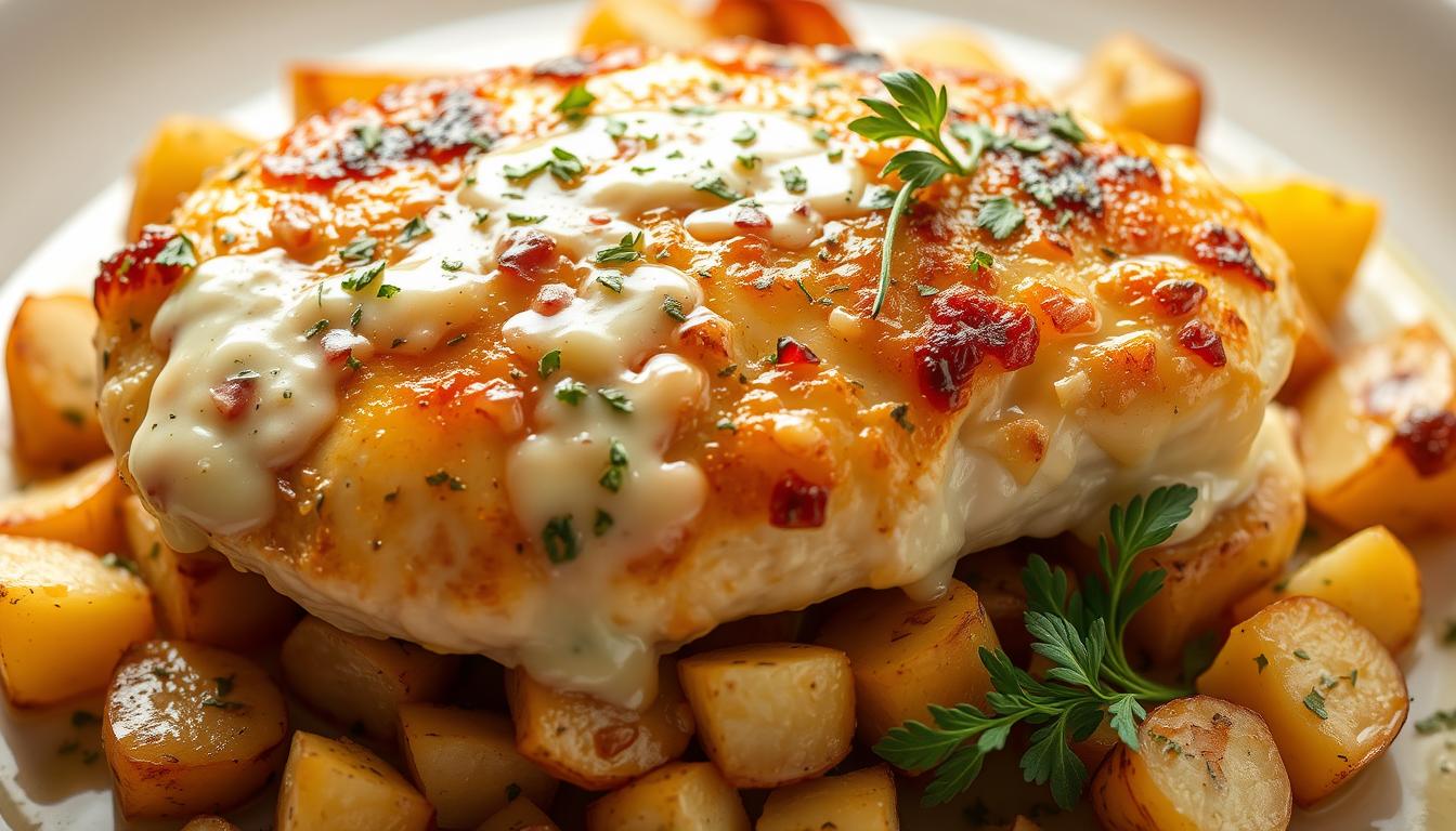 Garlic Parmesan Chicken and Potatoes