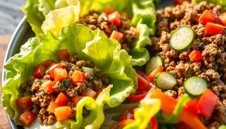 Ground Beef Lettuce Wraps
