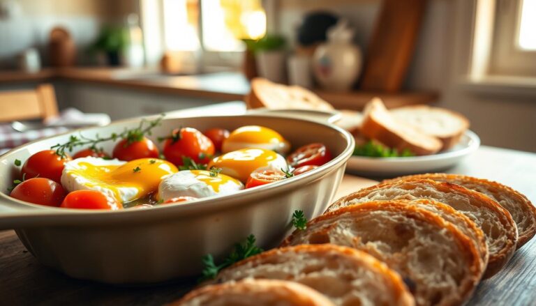Mediterranean Baked Feta Eggs