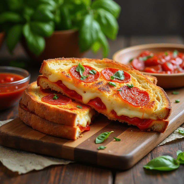 Pepperoni Pizza Grilled Cheese