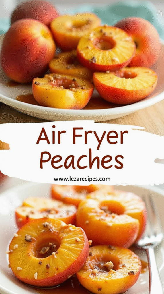 Air Fryer Peaches