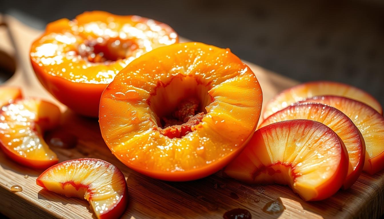 Air Fryer Peaches