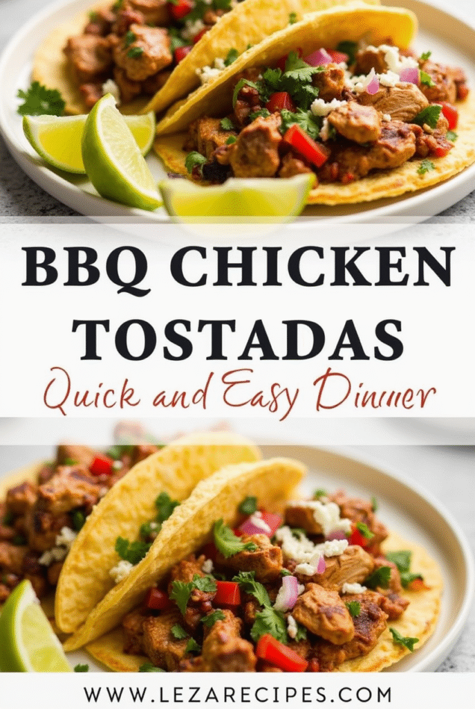 BBQ Chicken Tostadas