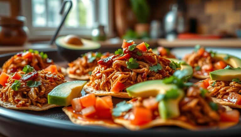 BBQ Chicken Tostadas