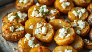 Baked Feta Potatoes