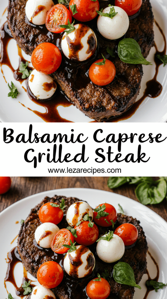 Balsamic Caprese Steak