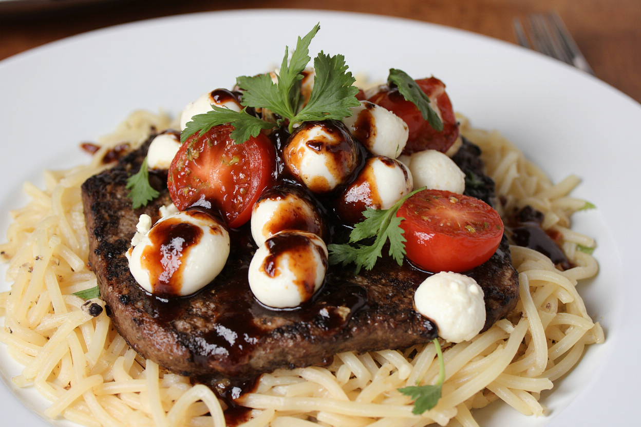 Balsamic Caprese Steak