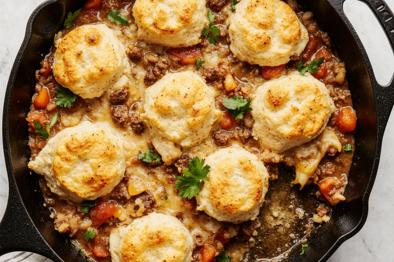 Beef Biscuit Bake