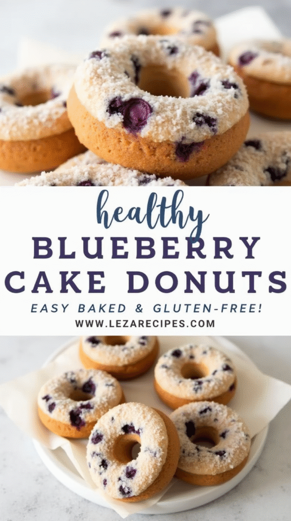 Blueberry Cake Donuts
