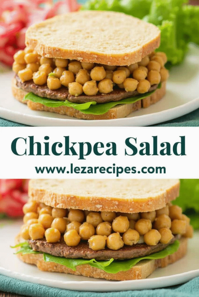 Chickpea salad Sandwich