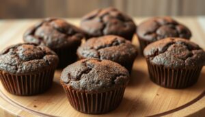 Chocolate Zucchini Muffins