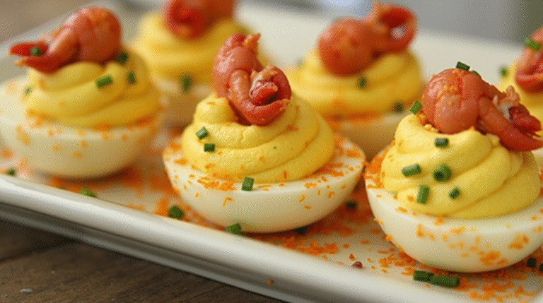 Crawfish Deviled Eggs Recipe | Urban Cowgirl