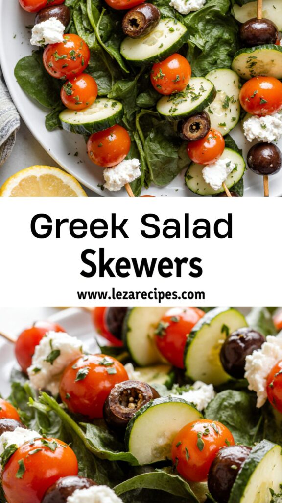 Greek Salad Skewers