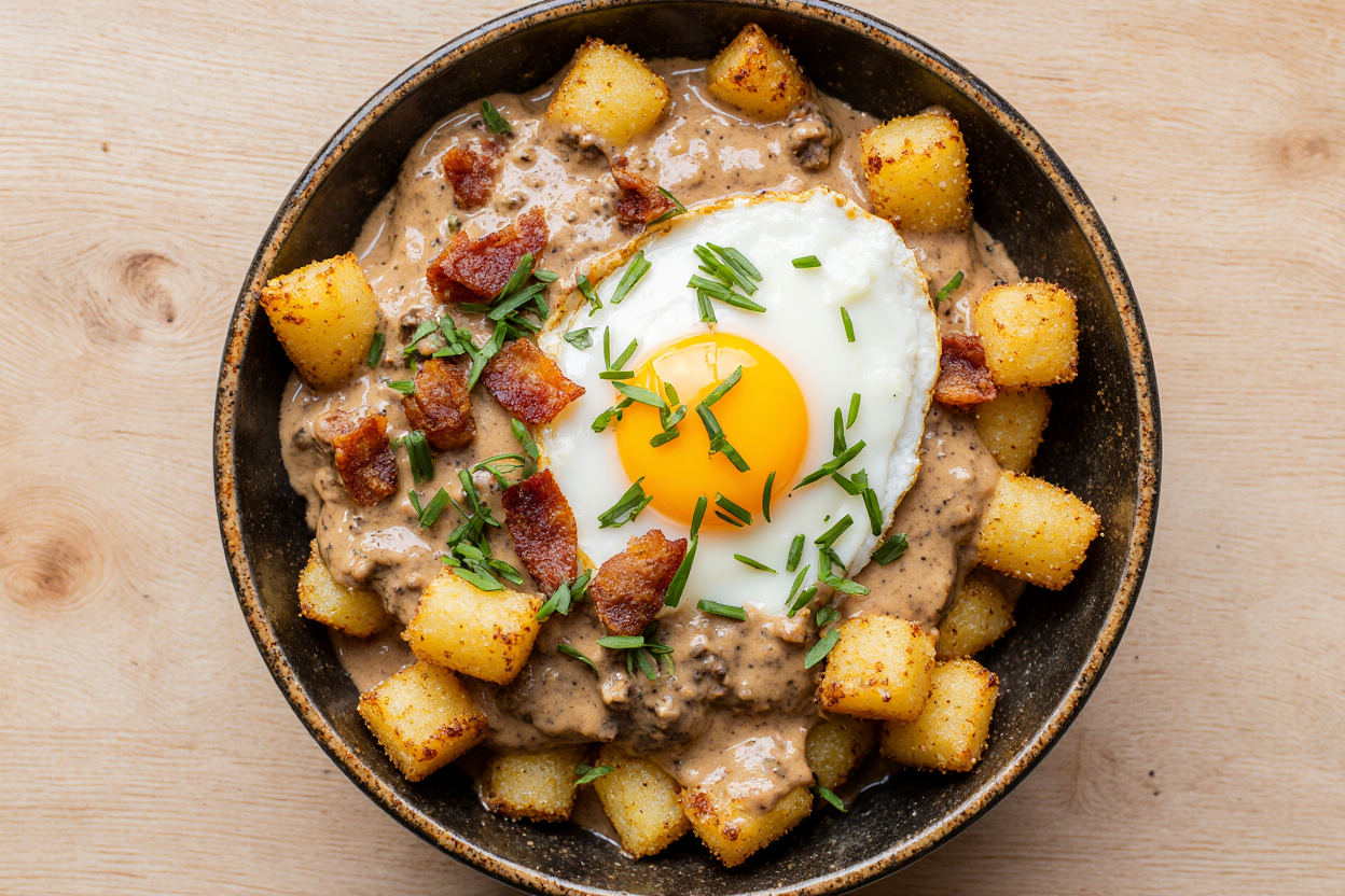 Tater Tot Breakfast Bowl