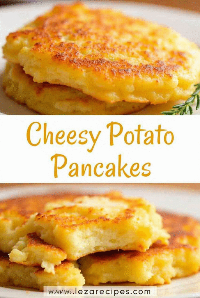 cheesy potato pancakes