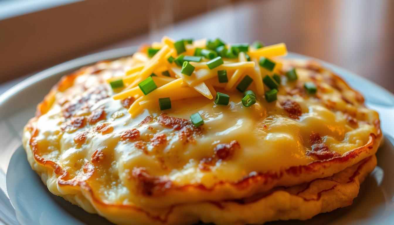 cheesy potato pancakes