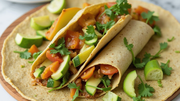 low carb zucchini wraps