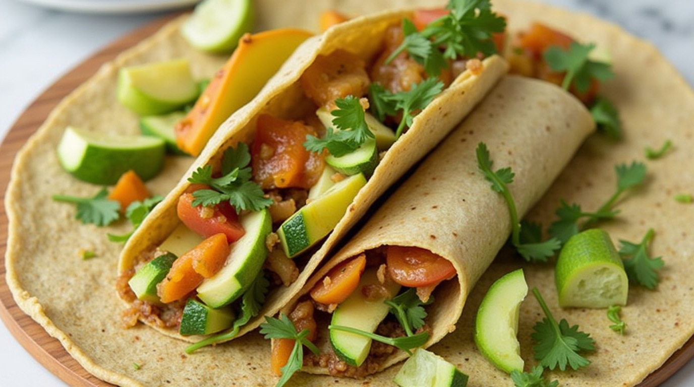 low carb zucchini wraps