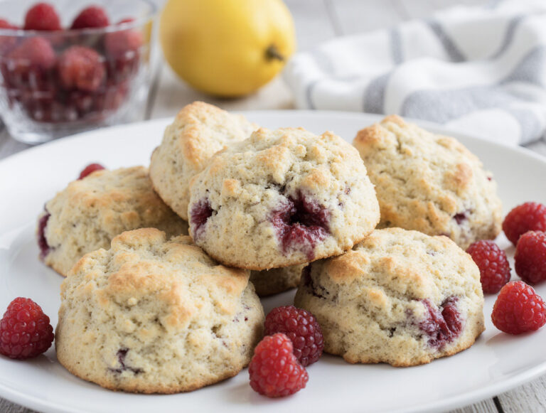 Lemon Raspberry Scones
