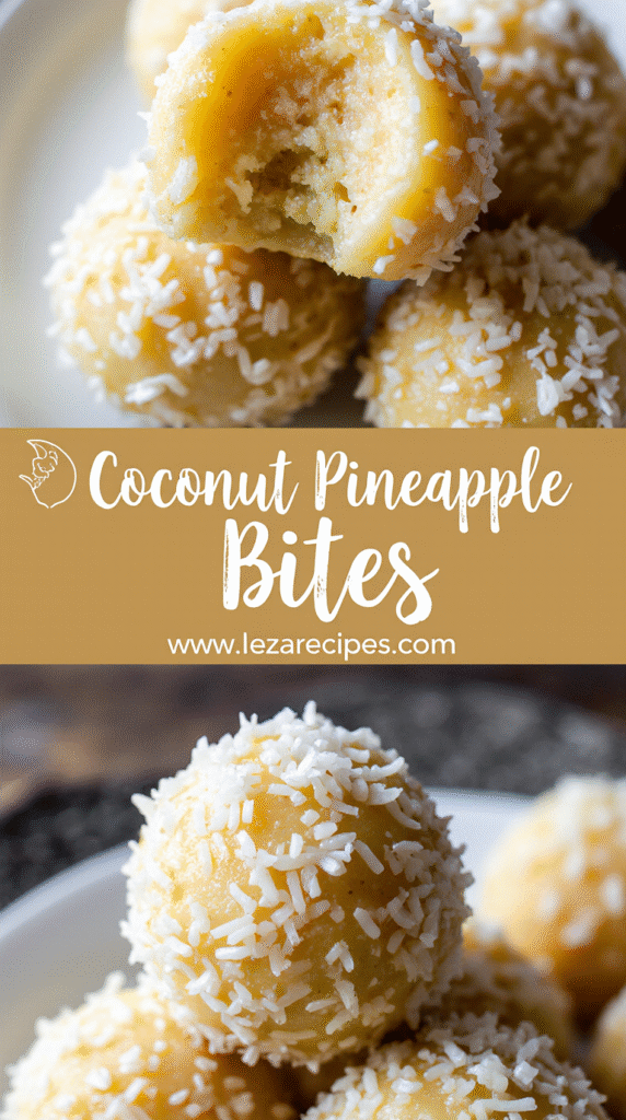 Coconut Pineapple Bites