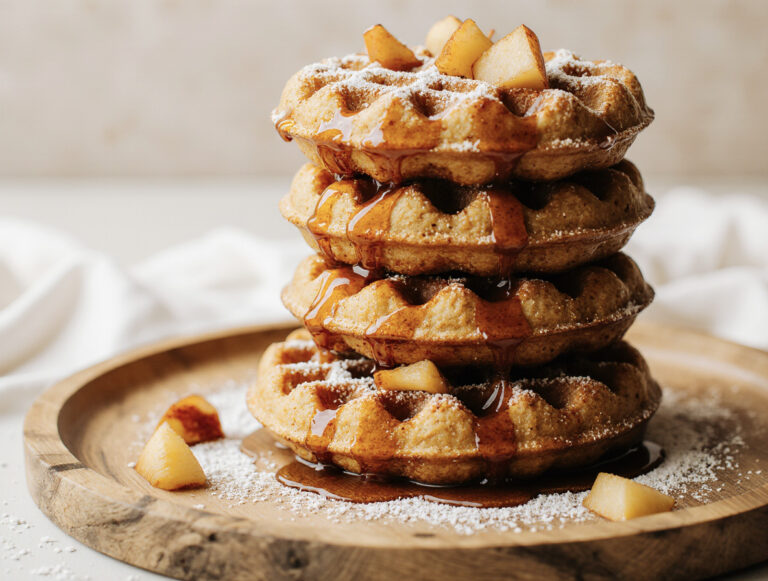 Apple Fritter Waffle Donuts